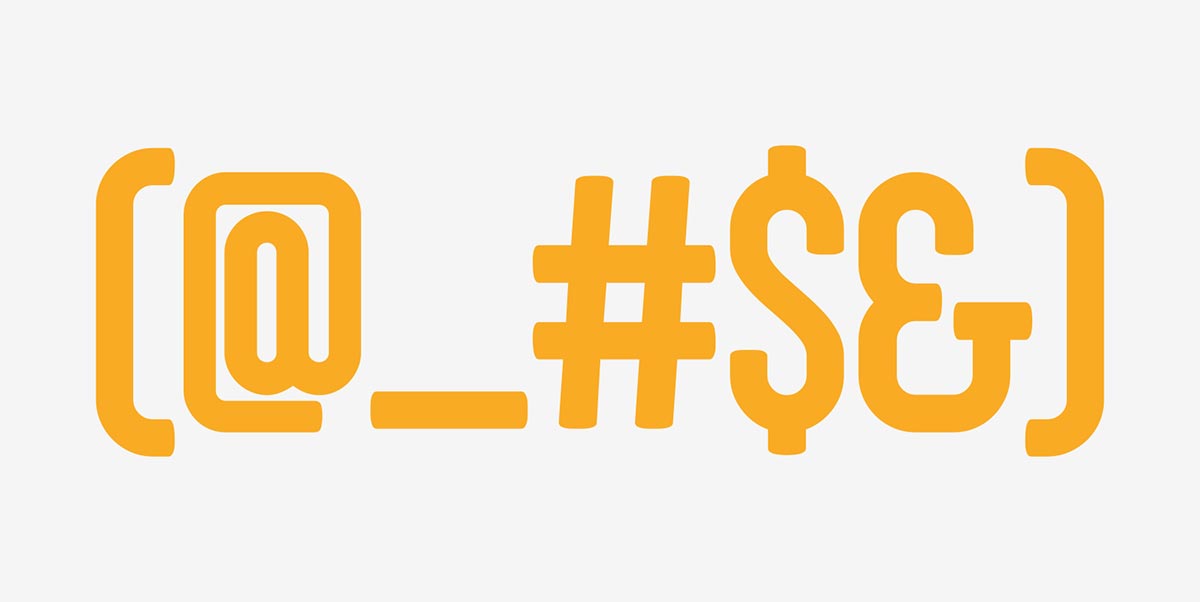 glyph sample punctuation