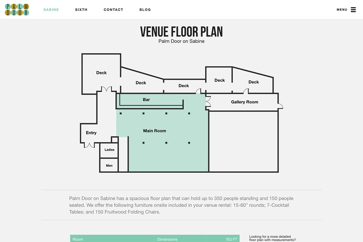 sabine floor plan