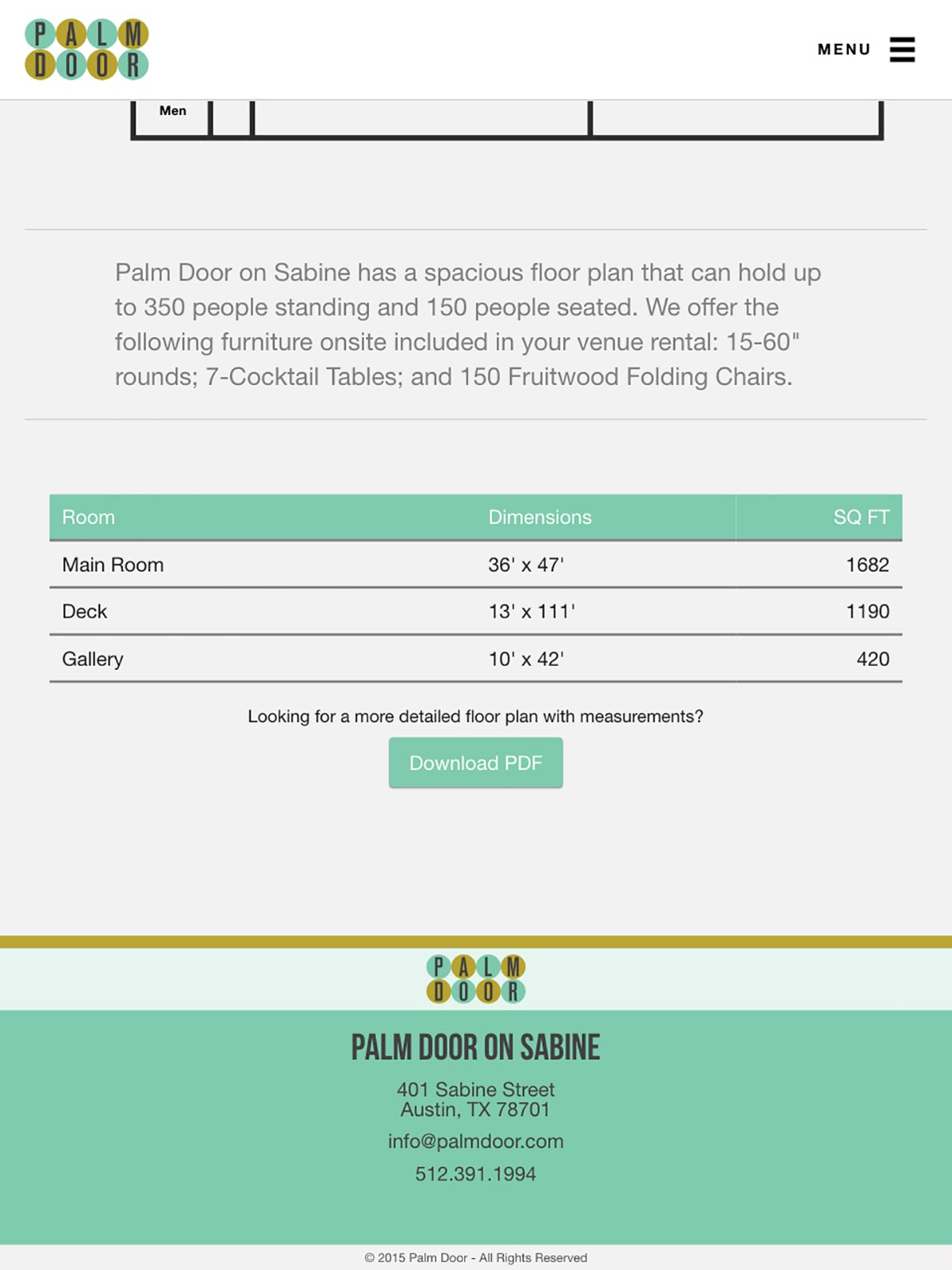 sabine floor plan
