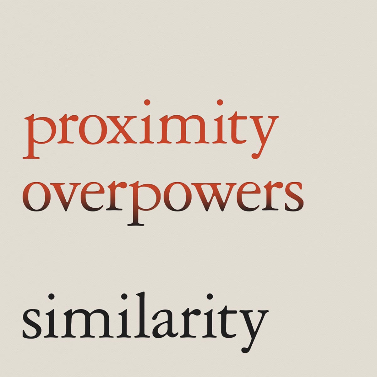 proximity
